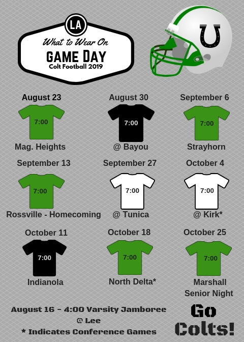 What to Wear on Game Day 2019 - Varsity